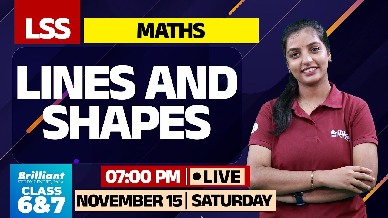 LINES AND SHAPES | MATHS | LSS Class | Nov 15, Saturday