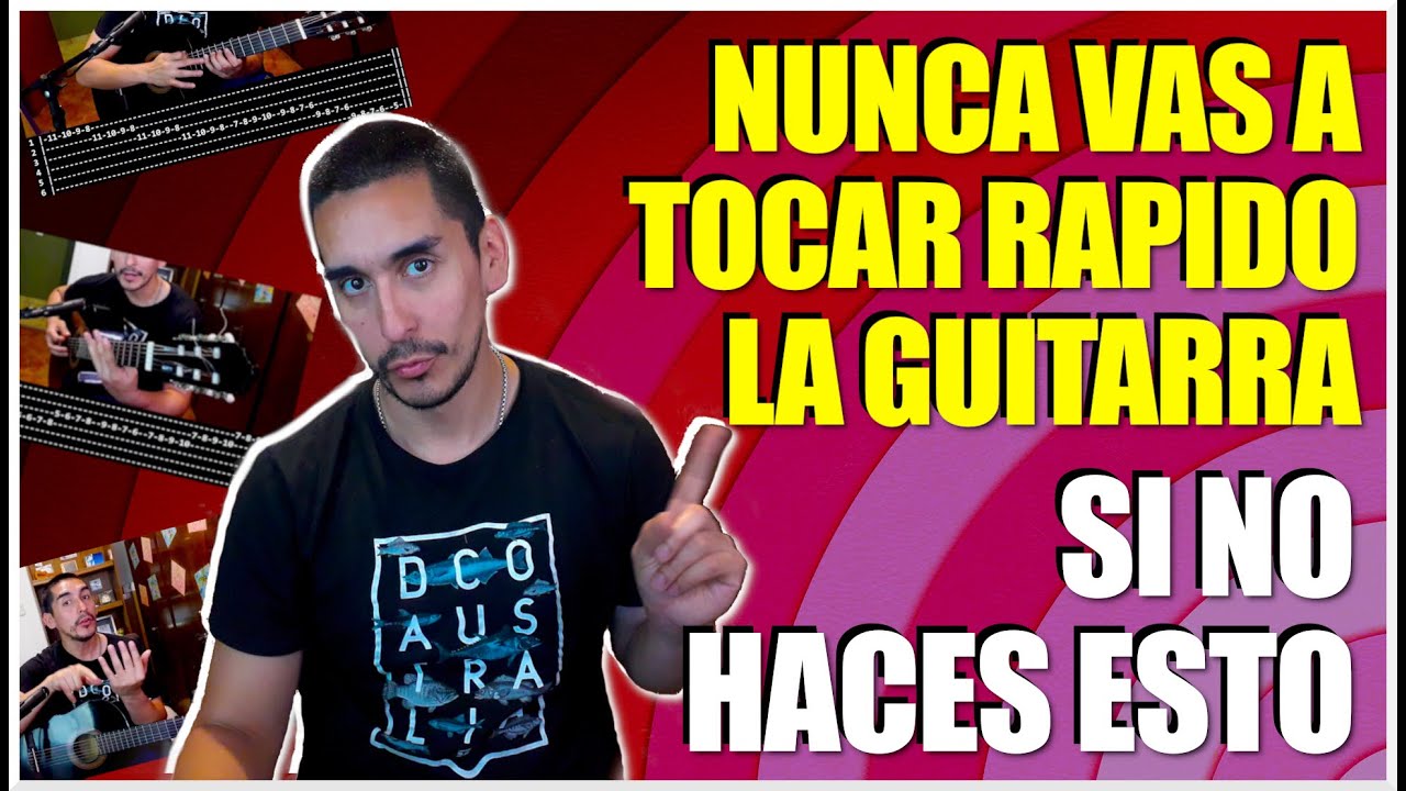 COMO TOCAR MÁS RAPIDO LA GUITARRA - Tutorial, Tabs, Ejercicios, Secretos y TODO LO QUE HAY QUE SABER