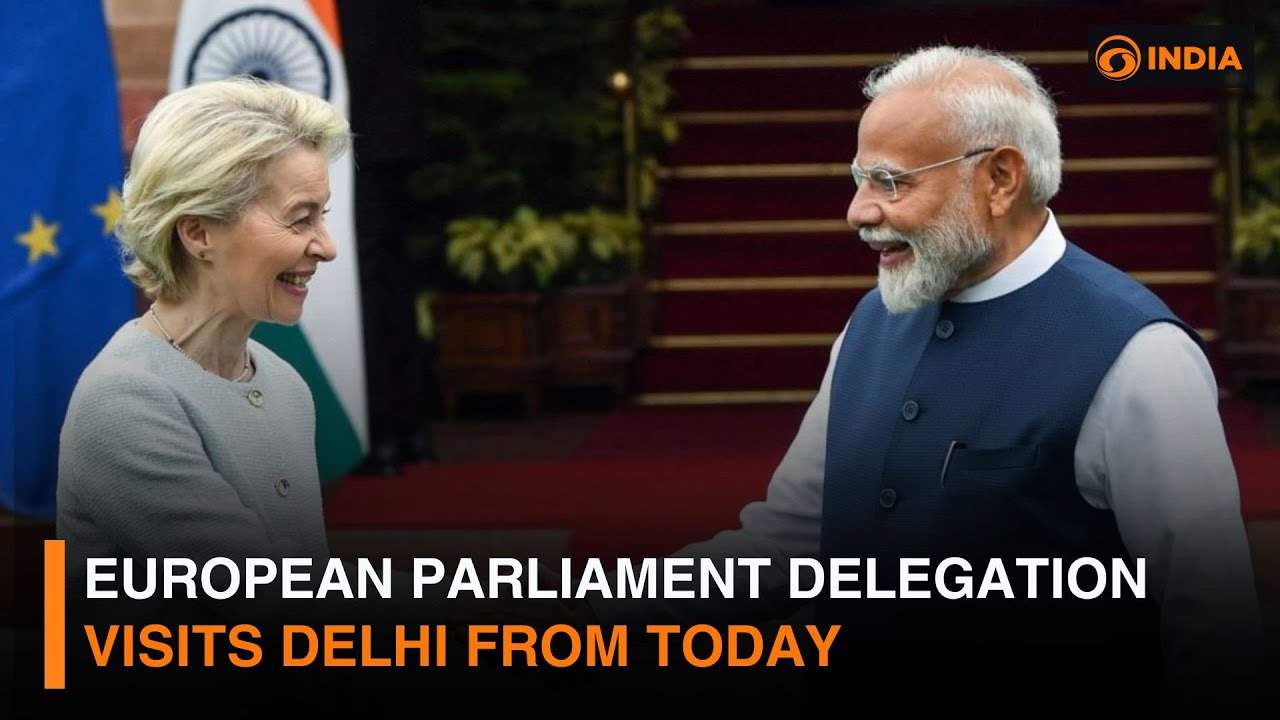European Parliament delegation visits Delhi from today & more updates | DD India live | 12 PM IST