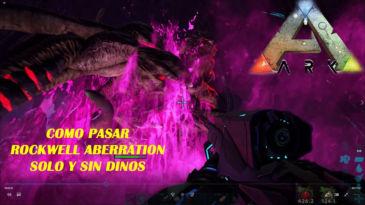 ARK Como pasar Rockwell Aberration ALFA solo y sin dinos