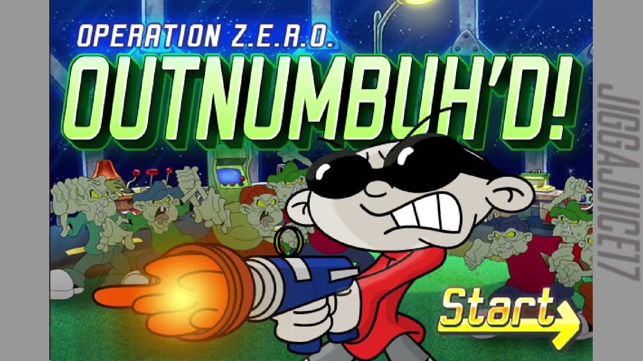 Codename: Kids Next Door - Operation Z.E.R.O. Outnumbuh'd! Flash Game (No Commentary)