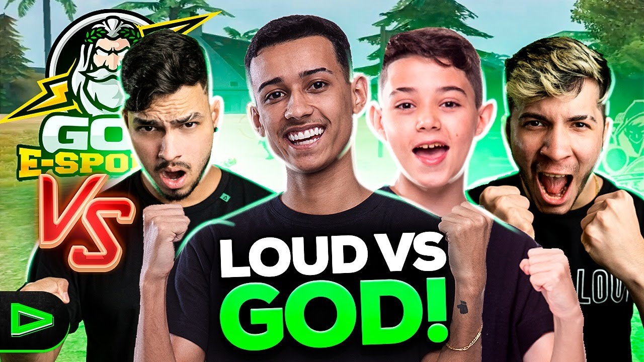 DESAFIAMOS A NOVA LINE DA GOD PARA UM 4VS4!! Free fire