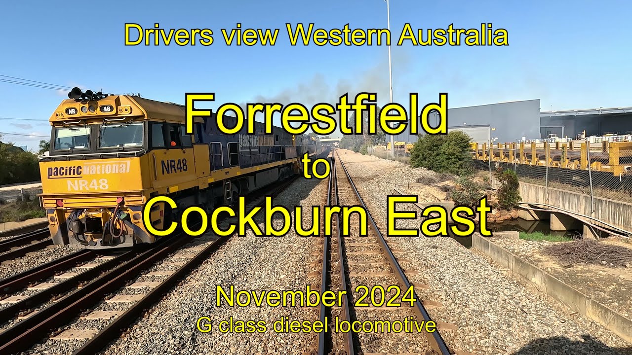 Drivers view WA, Forrestfield to Cockburn East, Nov 2024