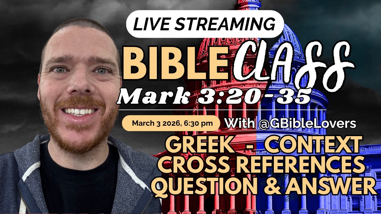 Blasphemy Against the Holy Spirit – Unforgivable Sin Warning | Mark 3:20-35 Live Bible Class