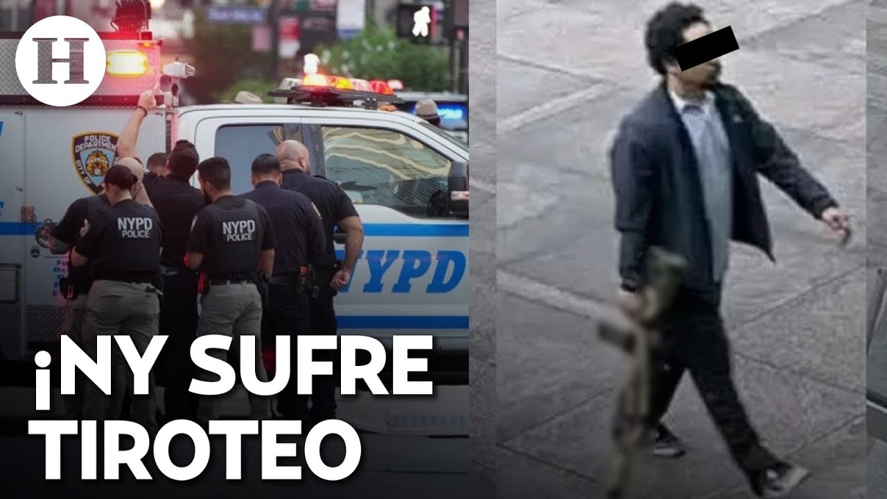 ¡Terror en Manhattan! Hombre armado dispara contra peatones en pleno centro de Nueva York