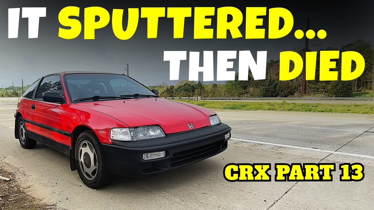 1988 CRX Si | replacing the fuel pump | we were headed to cars and coffee | Part 13