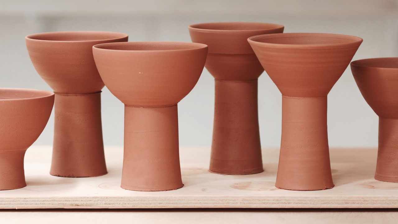 Throwing & Trimming Pottery Goblets