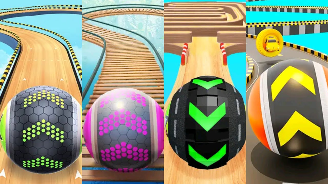 Going Balls Funny Fails VS Rollance Balls, Rolling Balls Sky Escape, City Ball Run Walkthrough 399