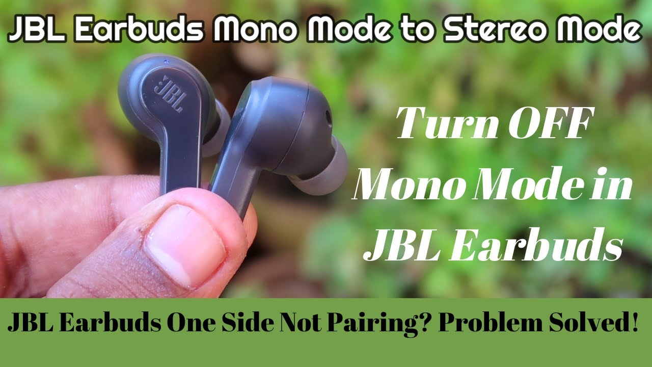 Как отключить монорежим в наушниках JBL &mdash; переключение из моно в стереорежим в наушниках JBL