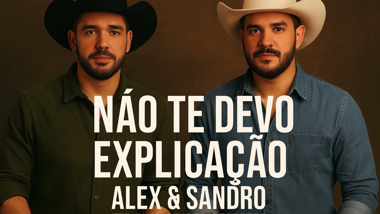 Alex & Sandro – Não Te Devo Explicação (Sertanejo Universitário Romântico • Oficial 2025)