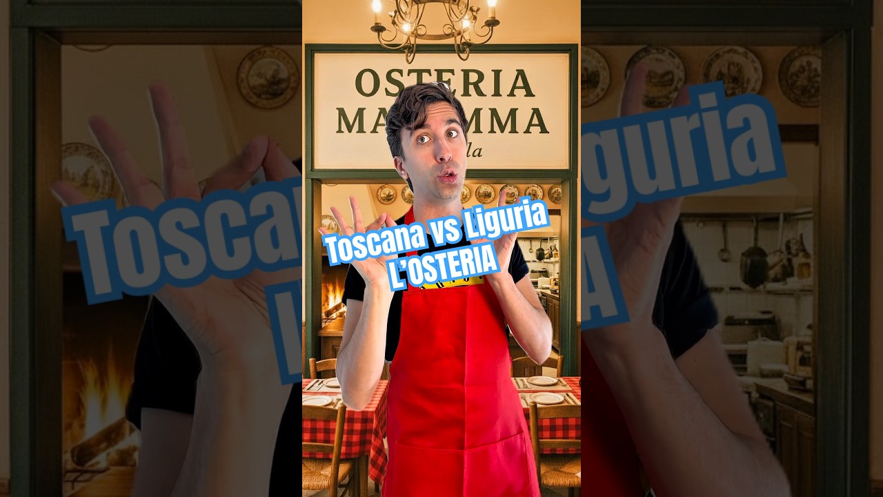 L&rsquo;osteria Toscana vs l&rsquo;osteria Ligure 🍖 #parodia #toscana #liguria #ristorante