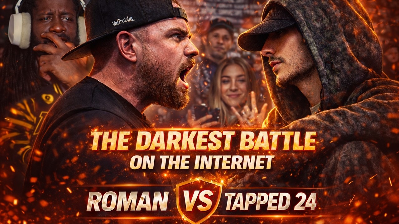 Tapped 24 vs Roman (REACTION - The Gzone Rap Battle #rapbattle #battlerap #fyp #gingajay