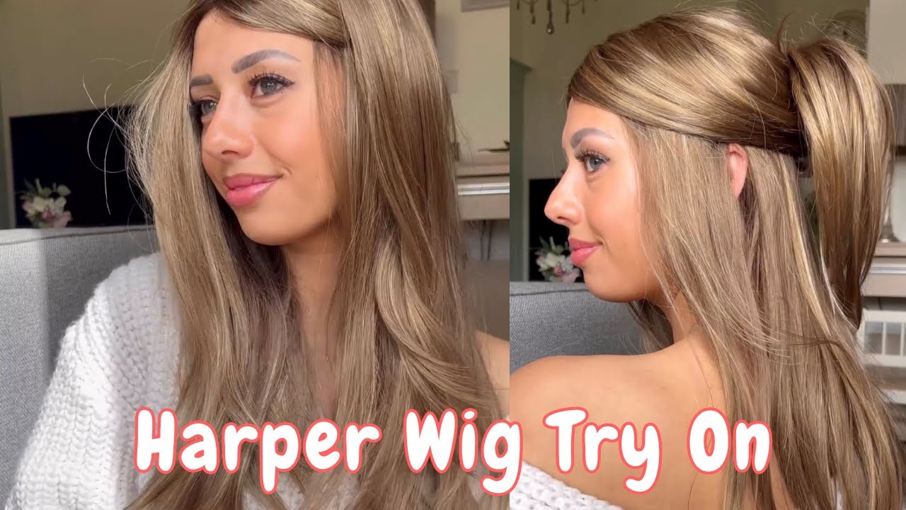 WIG TRY ON WITH ABBIE - HARPER FROM TRENDCO
