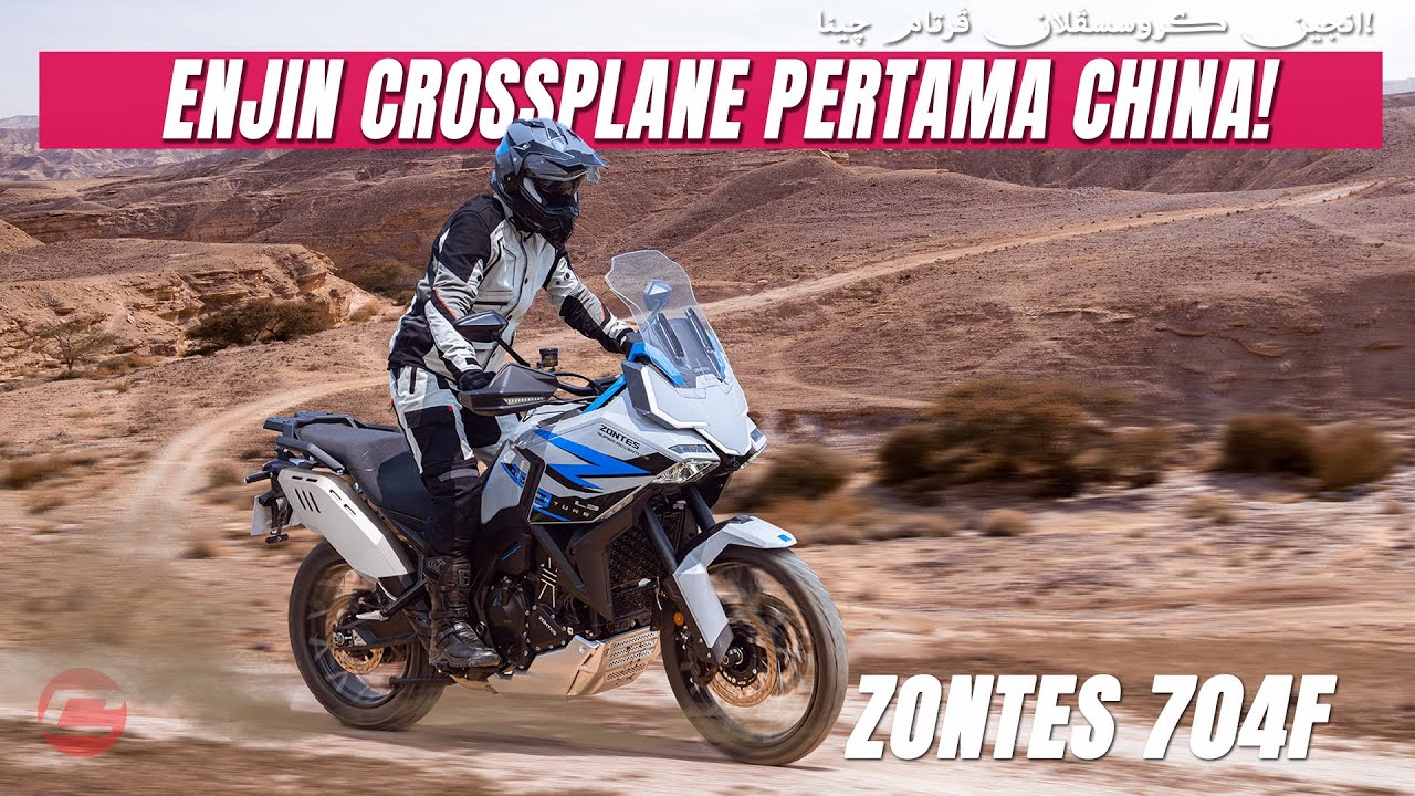 ZONTES 704F - ENJIN CROSSPLANE PERTAMA CHINA!