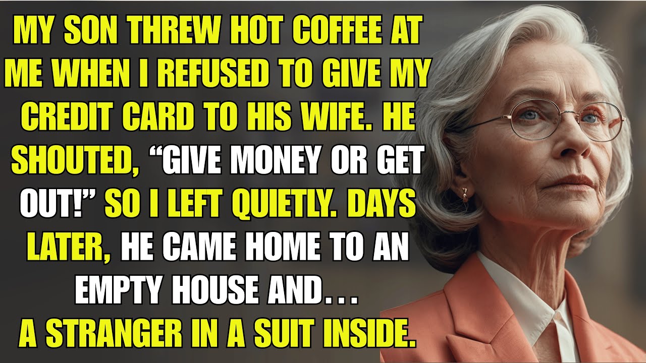 My Son Threw Hot Coffee at Me Over His Wife — I Walked Away Quietly...