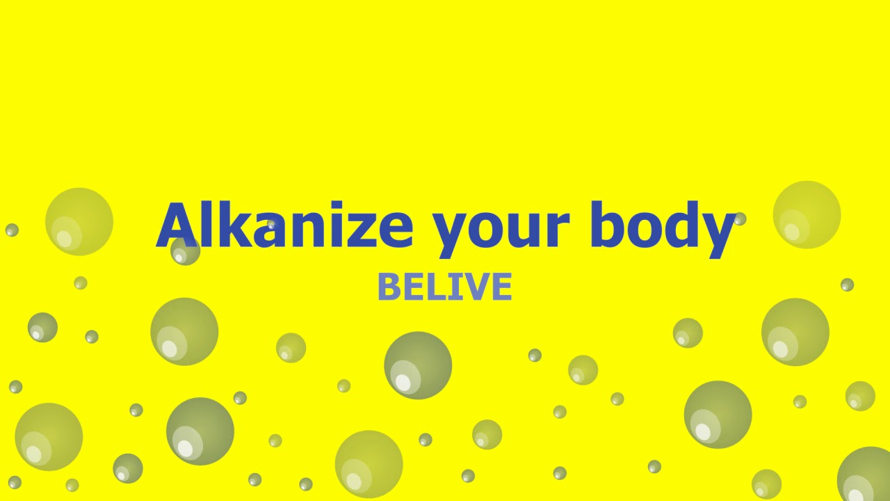 Alkanize and restore ph balance your body luminal