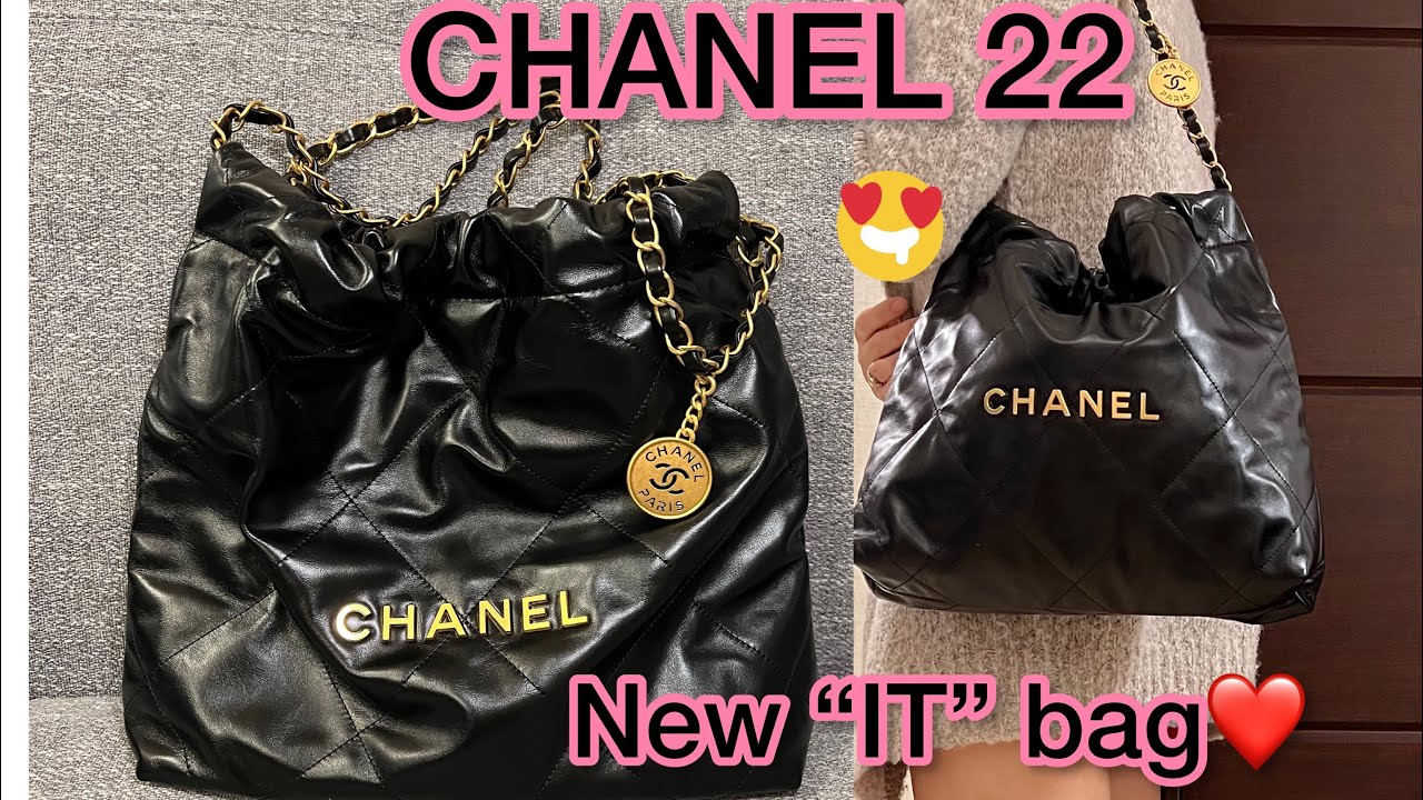 What fits inside the HOTTEST NEW CHANEL 22 “IT” BAG?! ❤️🤩 Watch me UNBOXING & fill up!