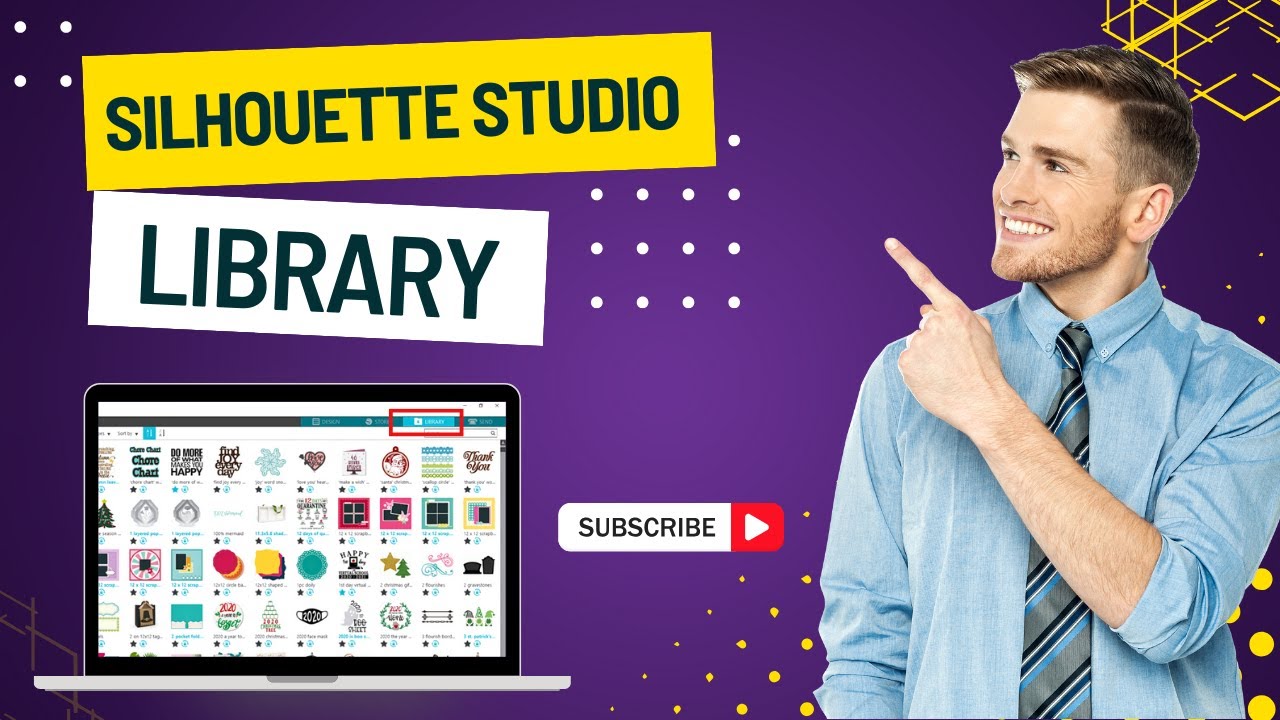 Silhouette Studio Library : Silhouette video tutorial #introduction #silhouettestudio #library