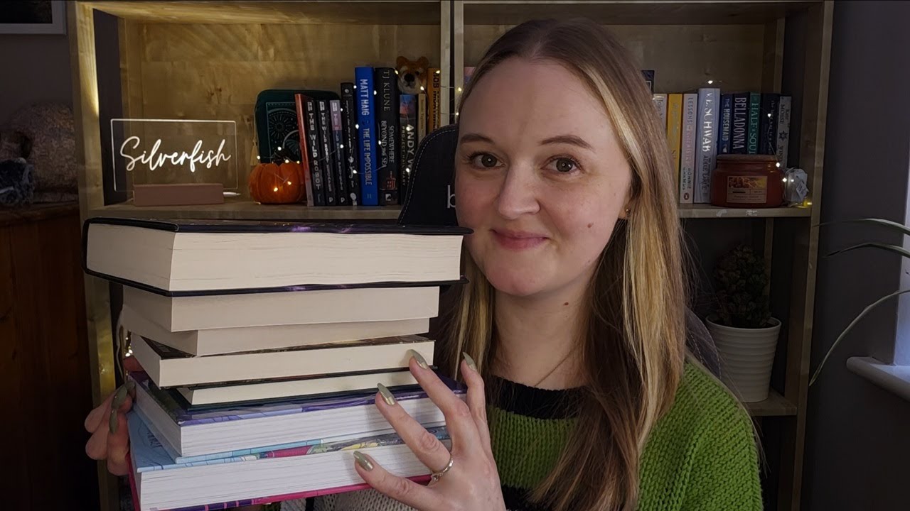ASMR Book Haul 📚 Fantasy, Fiction, Thriller and Graphic Novels