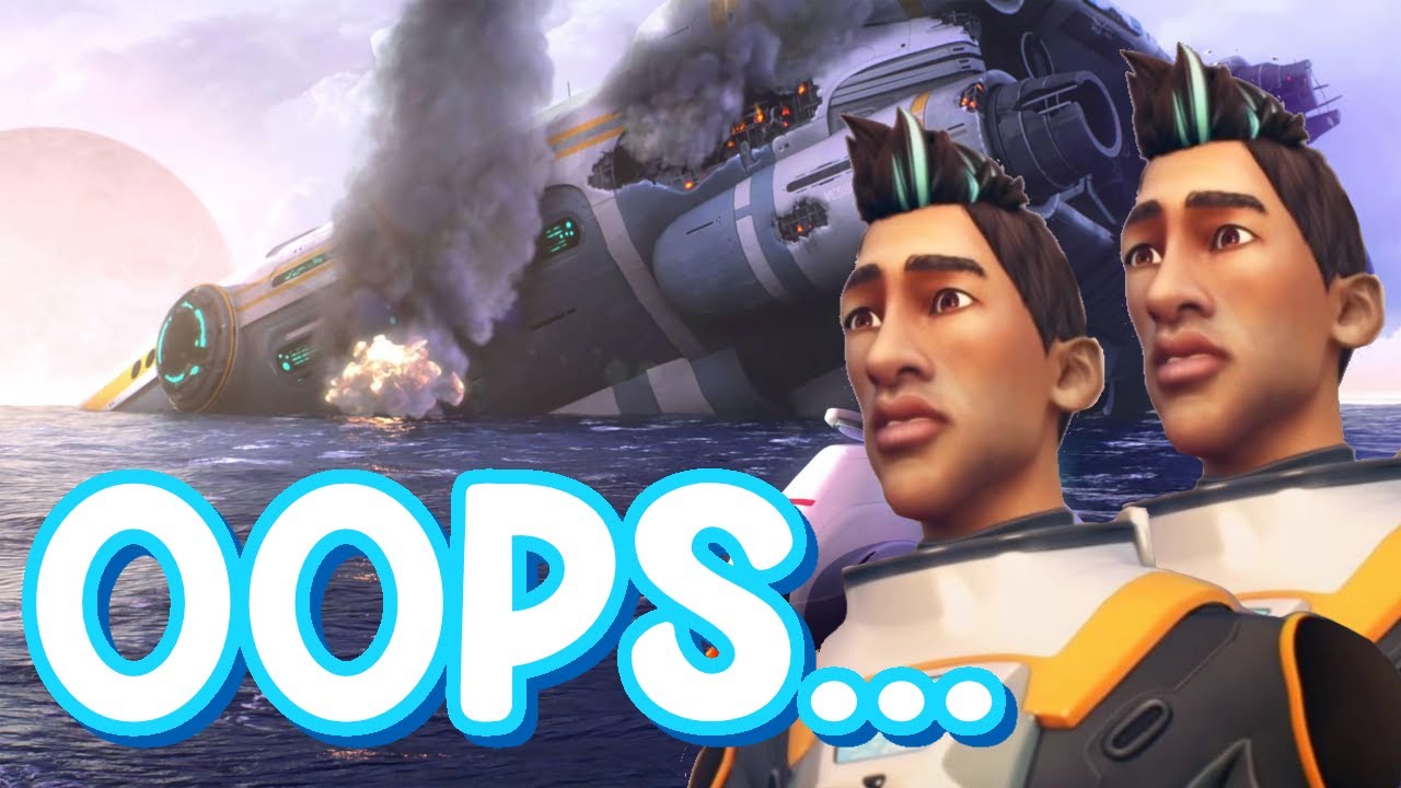 Crash Landing Chaos | Subnautica Co-op w/@hussnay