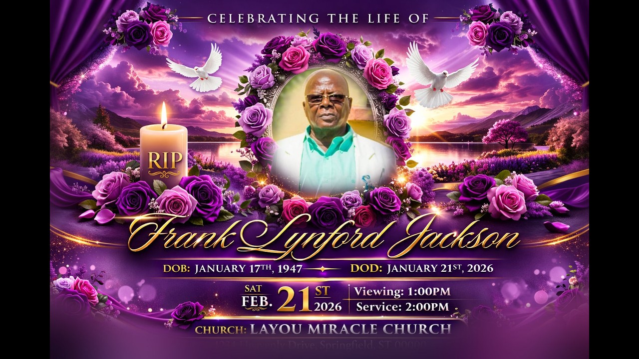 Service of Thanksgiving for the late Frank Lynford Jackson aka Big Winston