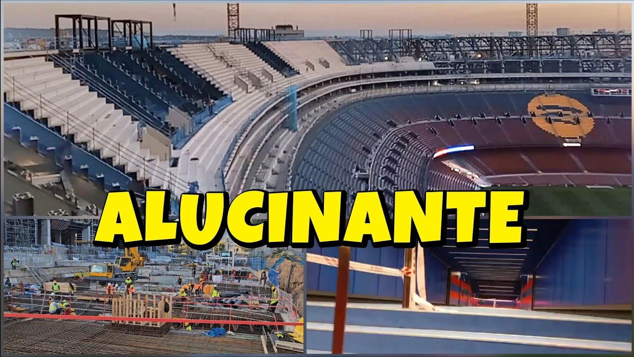 TREMENDAS VISTAS DE NUESTRO COLISEO. OBRAS EN EL CAMP NOU A 12/11/25