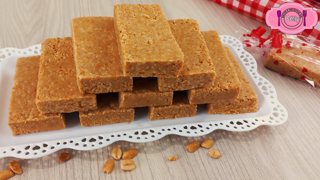 DOCE DE AMENDOIM PAÇOCA CAIPIRA NÃO VAI AO FOGO