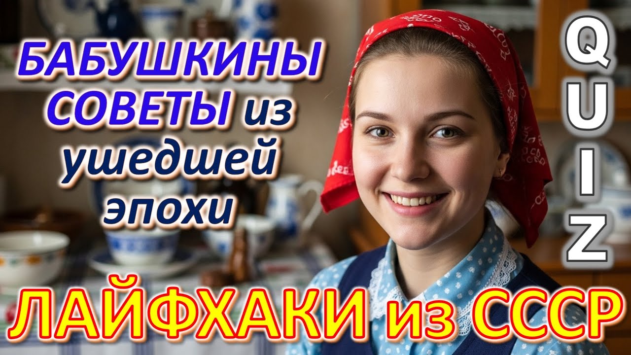 Quiz 554: Эти Советы Спасали Нас… 😢 Бабушкины Лайфхаки из СССР, Которые Мы Потеряли Навсегда