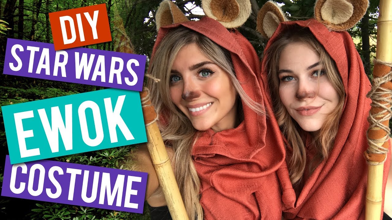 DIY Ewok Starwars Halloween Costume