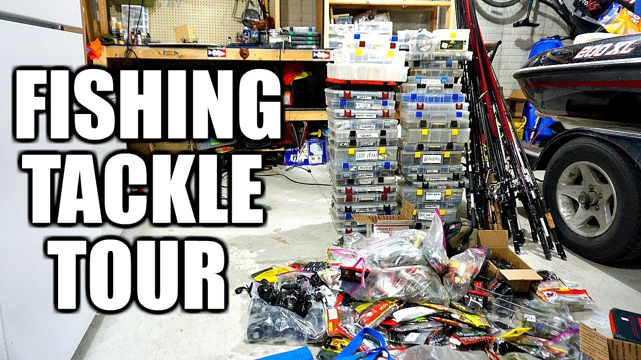 TACKLE ORGANIZATION DAY!!! --Unboxing/Touring ALL My Bass Fishing Tackle 2018