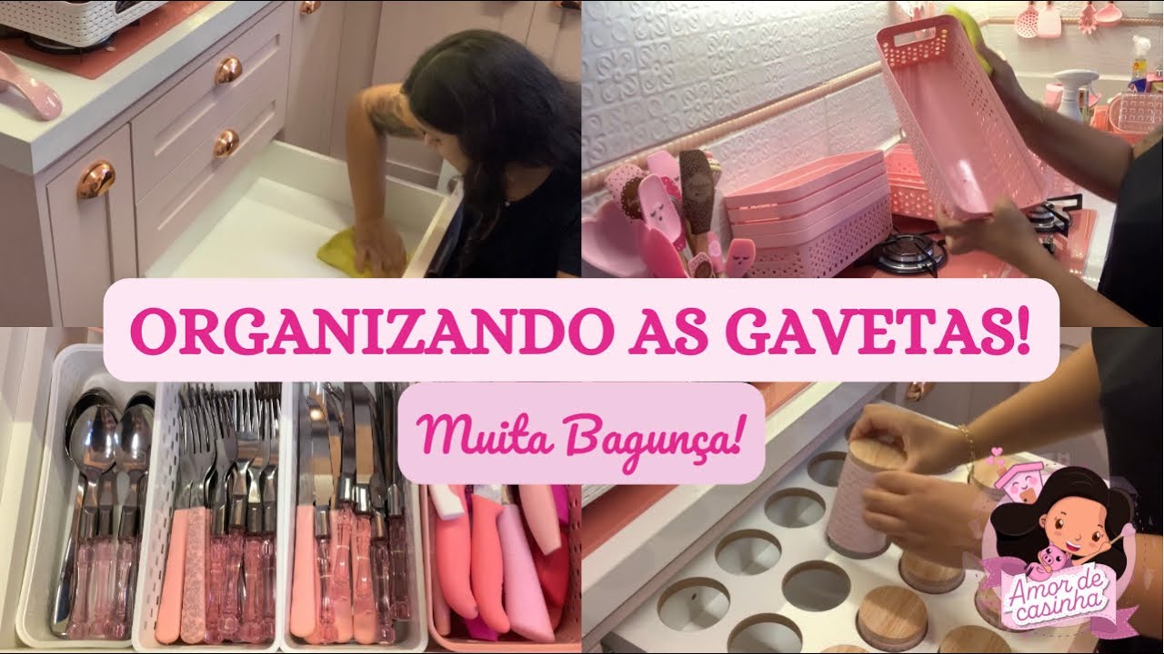 ORGANIZANDO AS GAVETAS DE UTENSÍLIOS! Vem ver esse antes e depois! Amor de casinha