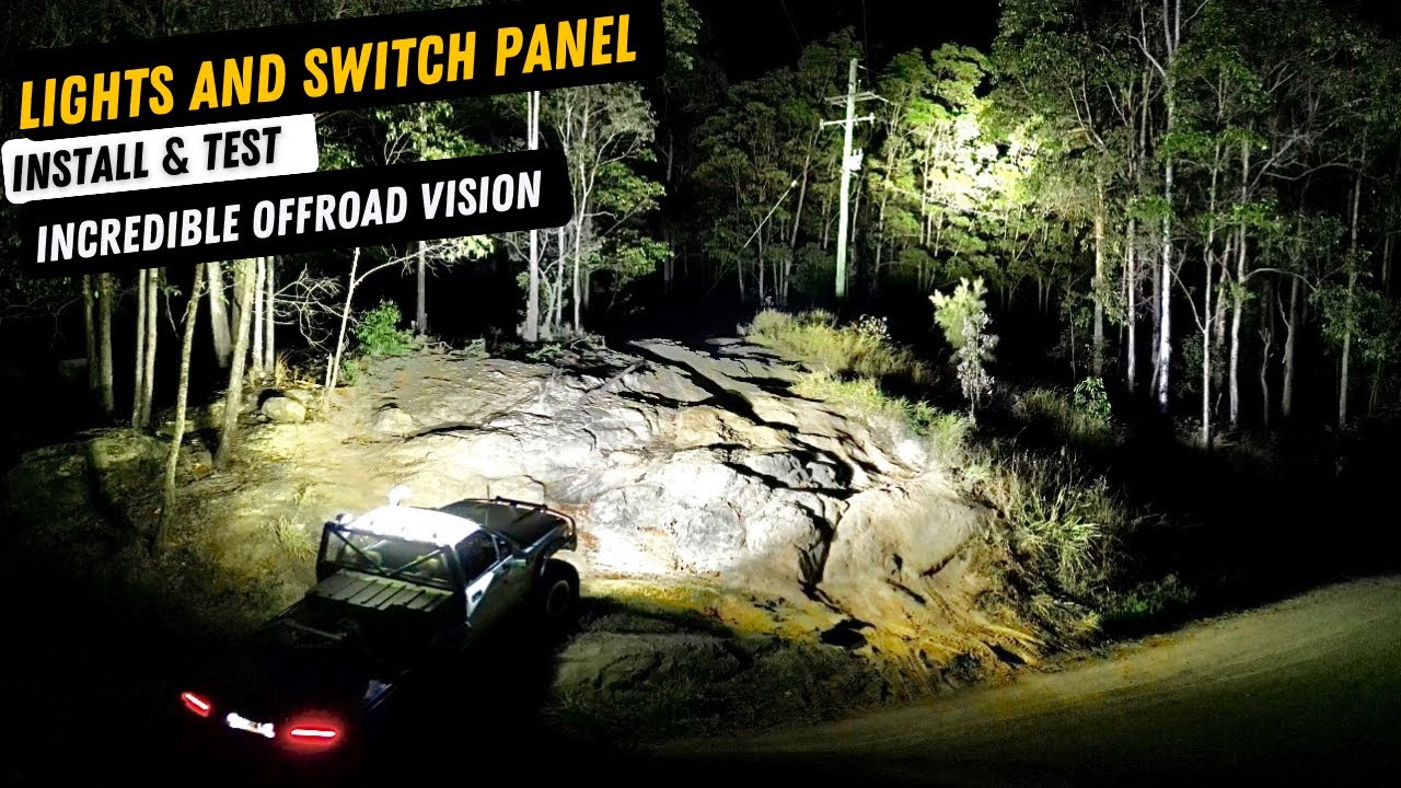 ЛУЧШЕЕ ВНЕДОРОЖНОЕ ОСВЕЩЕНИЕ, КОТОРЫМ Я ИЗБИРАЛ! Auxbeam Side Shooter V-Max и панель переключател...