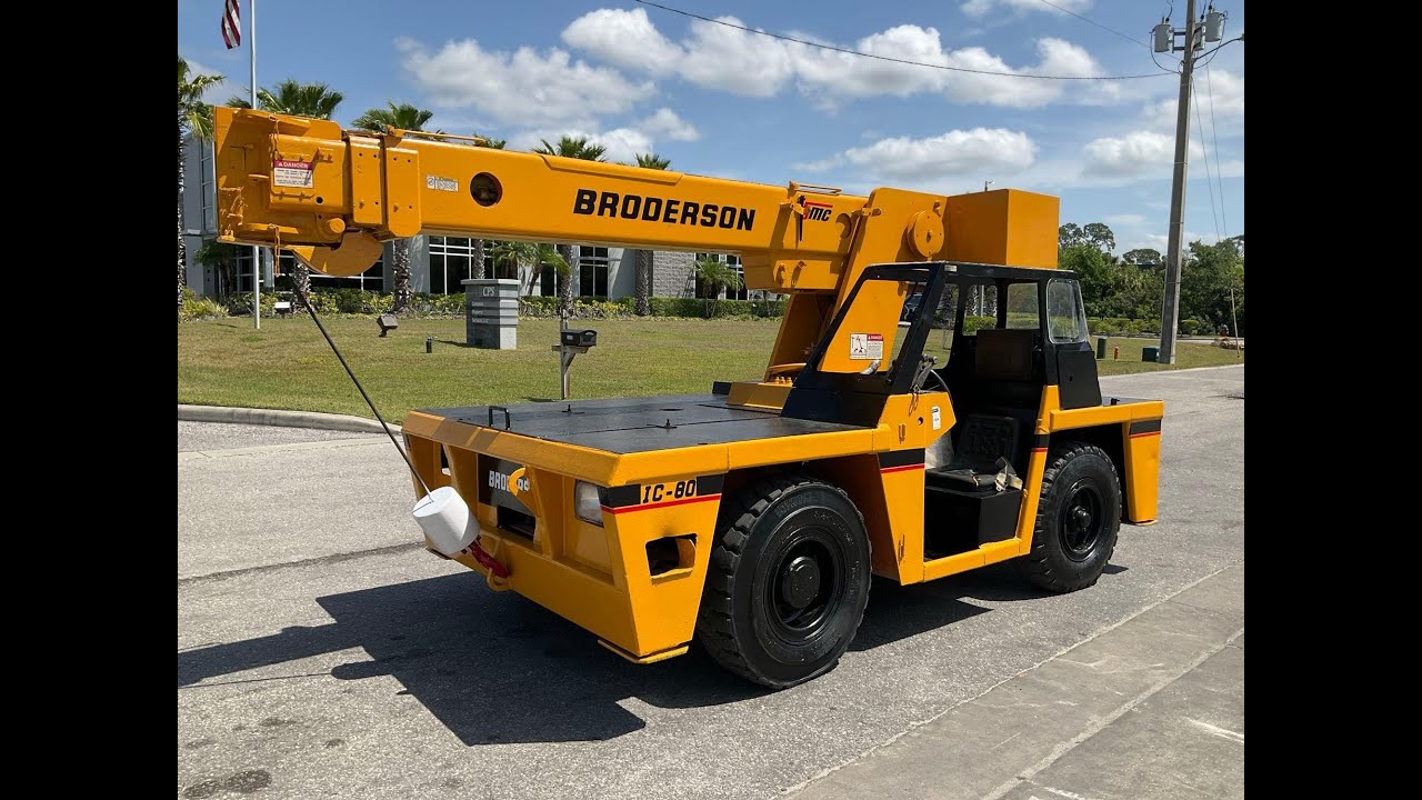 BRODERSON&nbsp;ROUGH TERRAIN CRANE MODEL IC 80 2D | ASI 3 Auctions