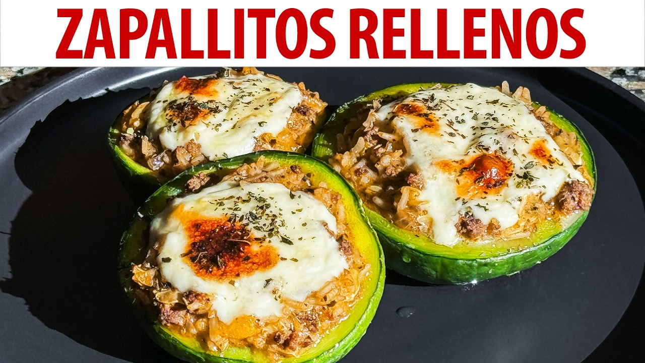 C&oacute;mo hacer zapallitos rellenos con carne picada y arroz - Receta paso a paso