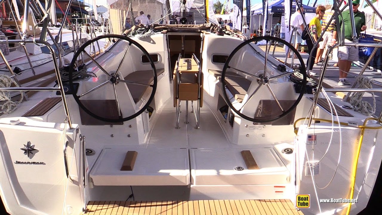 2017 Jeanneau Sun Odyssey 349 Yacht - Deck and Interior Walkaround  2016 Annapolis Sailboat Show