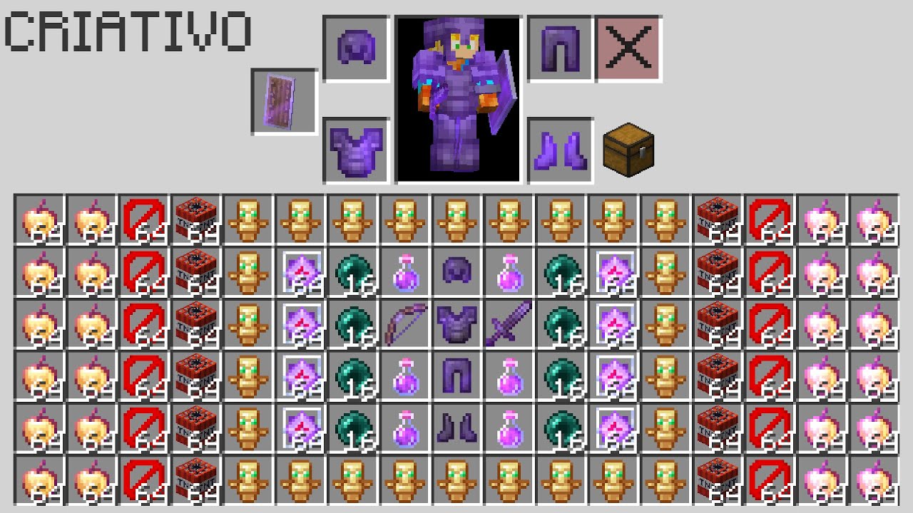 Minecraft MAS eu tenho INVENTÁRIO INFINITO ! 💥