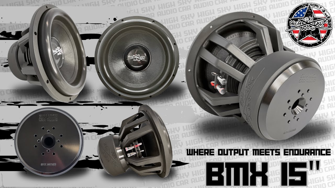 Тест на гибкость сабвуфера Sky High Car Audio BMX 15 дюймов ✔️