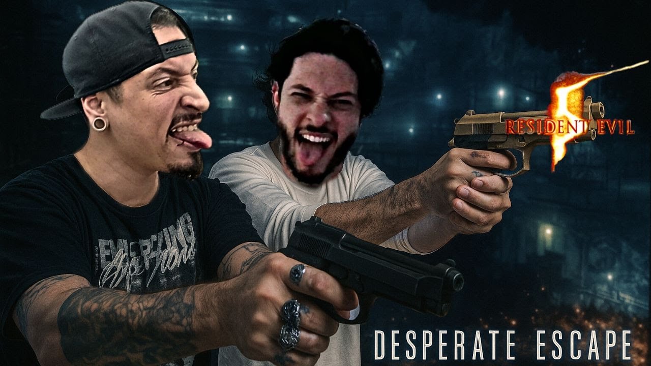 RESIDENT EVIL 5 Co-op -DLC DESPERATE ESCAPE  -DUBLADO E LEGENDADO  PT-BR