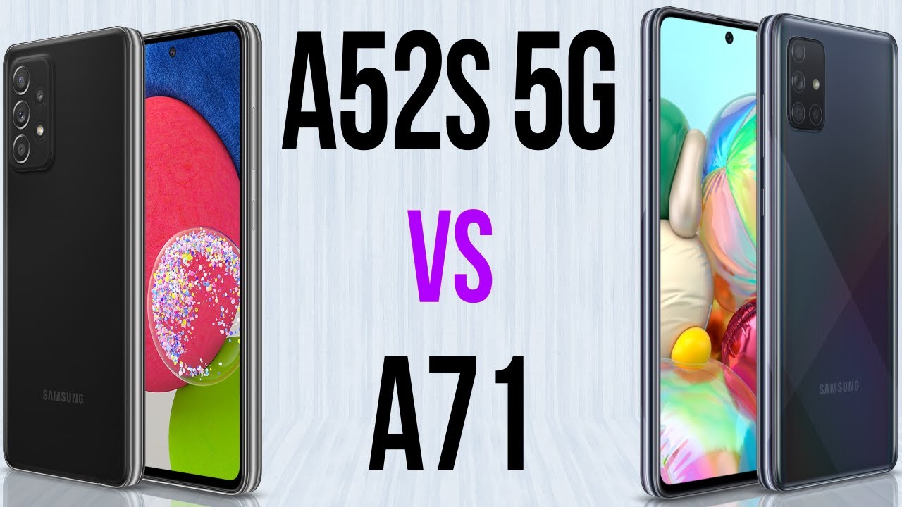 A52s 5G vs A71 (Comparativo)