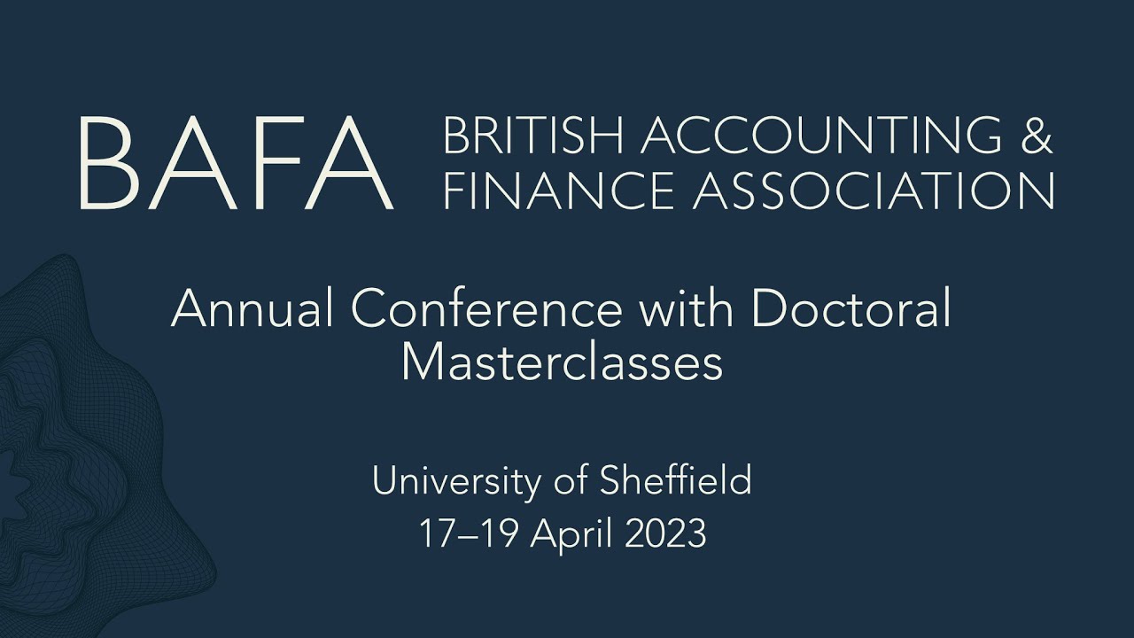 Keynote: Professor Niamh Brennan at the BAFA Annual Conference with Doctoral Masterclasses 2023