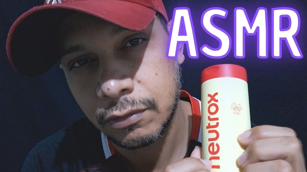 ASMR MASSAGEM PARA DORMIR COM SONS DE CREME NEUTROX E TIRANDO ENERGIAS NEGATIVAS