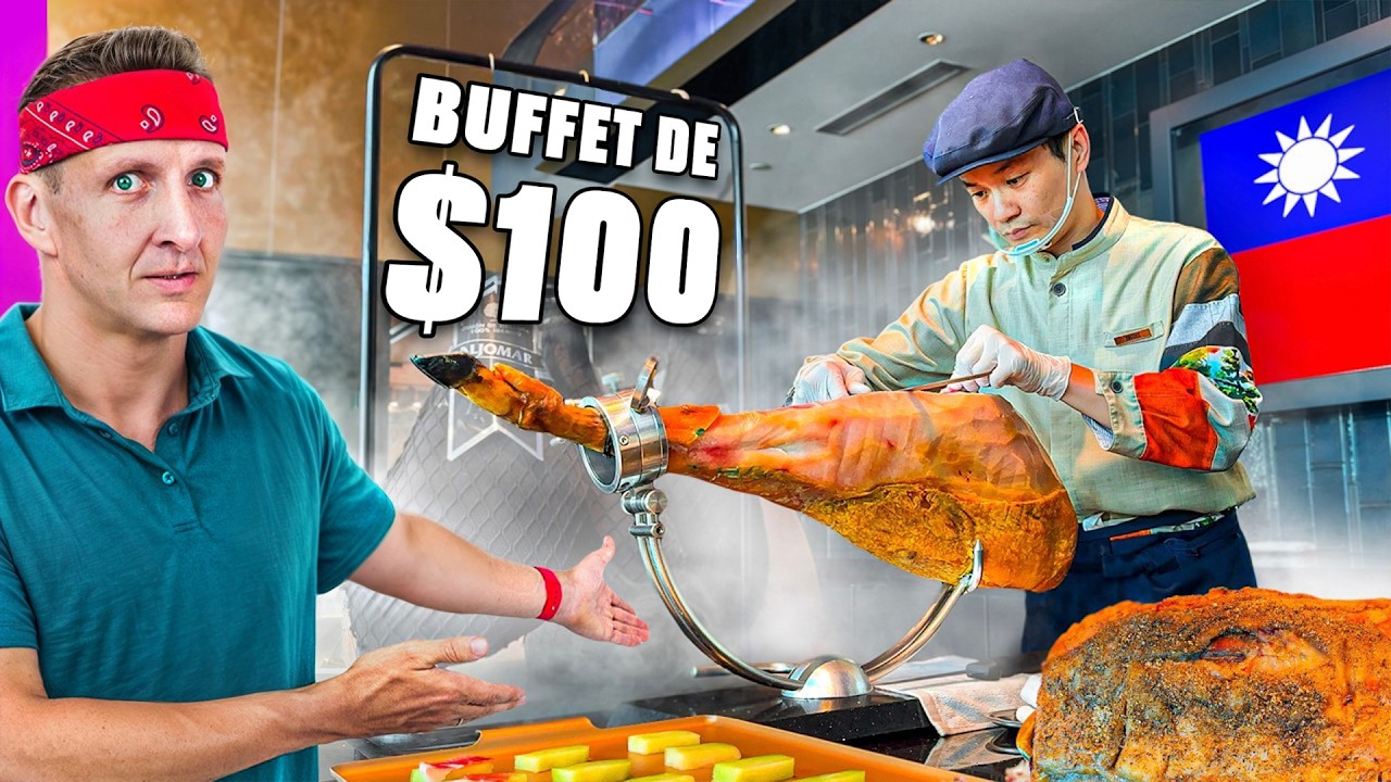 Buffet de rico vs buffet de pobre en Taiwán