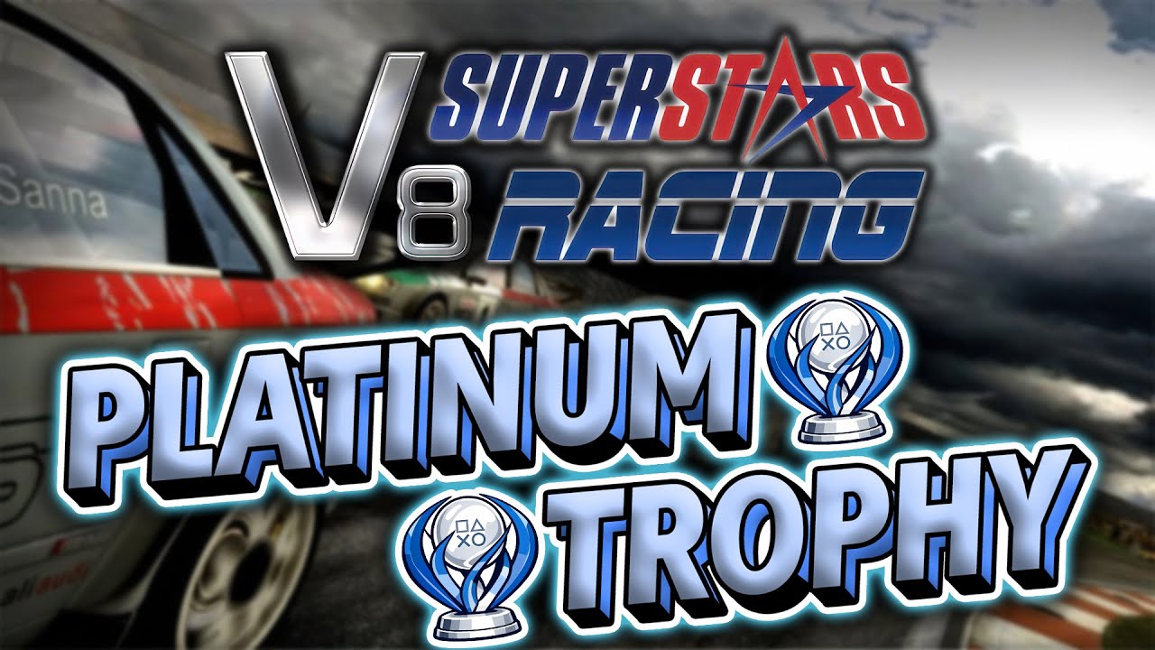 Superstars V8 Racing Platinum Trophy (Smells Like Burnt Rubber)