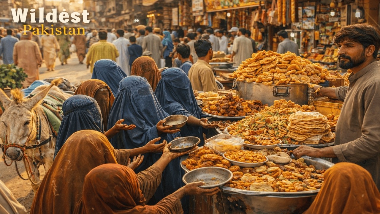 Pakistan’s Wildest Bazaar | The Craziest Streets of Peshawar 4K City Tour