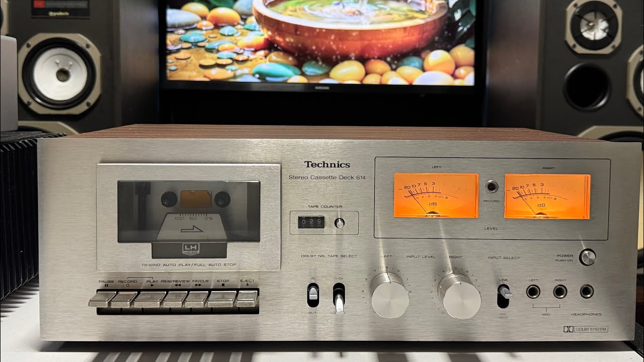 Novíssimo Tape Deck TECKNICS modelo 614 - conservação raríssima