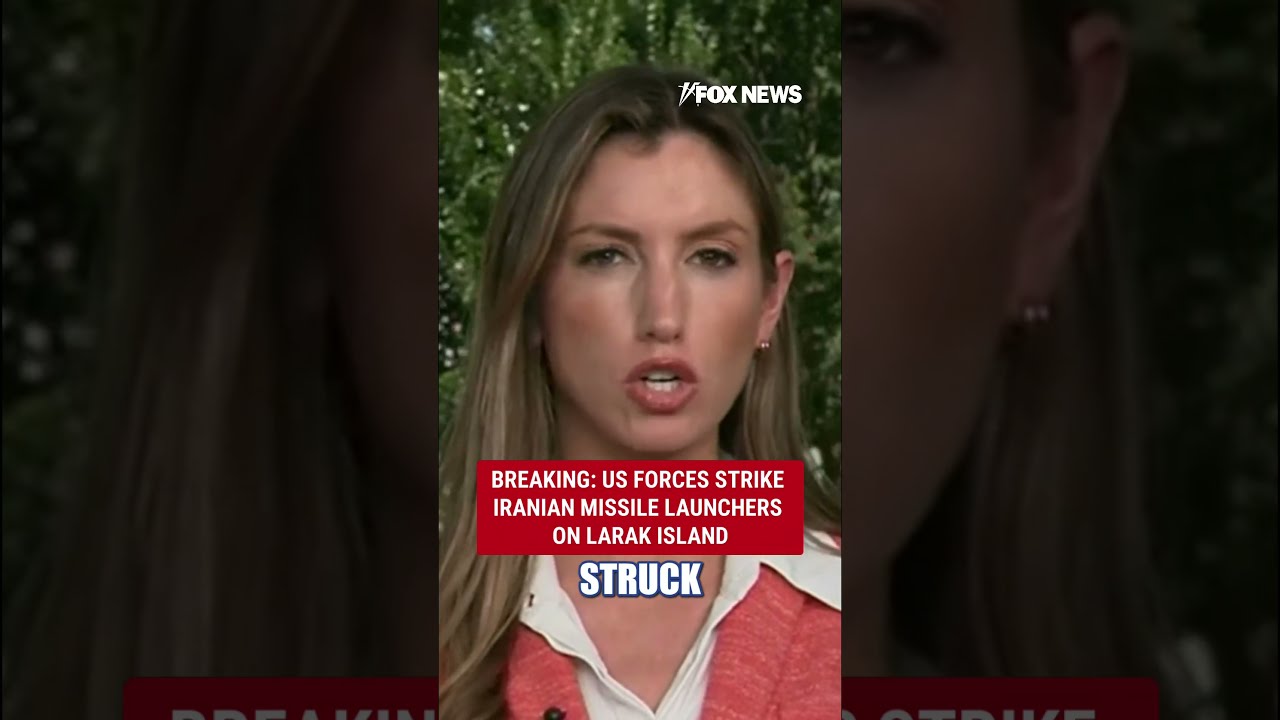 BREAKING: US forces STRIKE Iranian missile launchers on Larak Island #shorts #news #foxnews #us
