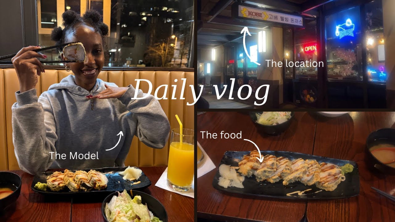 Sushi date vlog🍱🥢 #sushi #vlog 