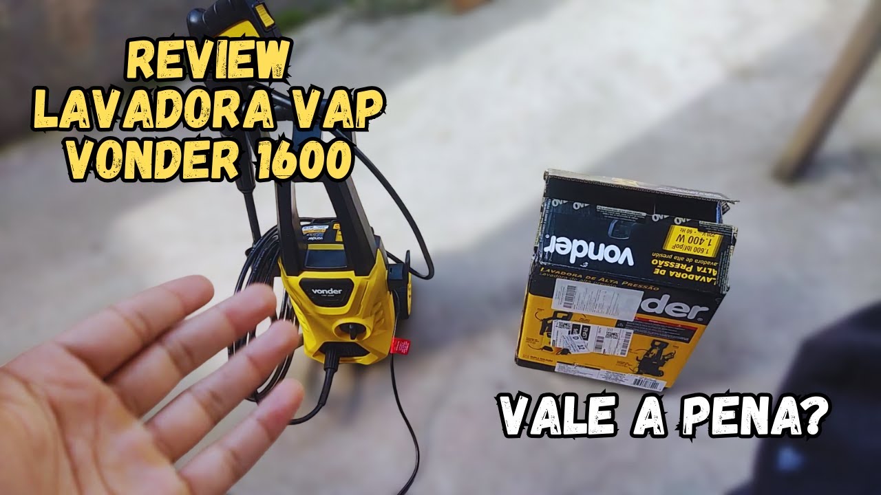 💦 Review Completo Lavadora de Pressão Vonder 1600 | Vale a Pena?