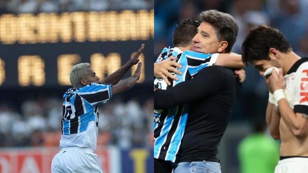 As 7 vezes que o GRÊMIO ELIMINOU o CORINTHIANS em MATA-MATAS • 1982-2013 • Aplaudiremos o Grêmio #52