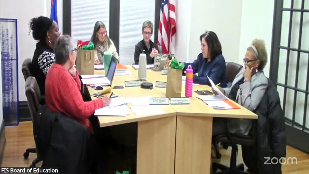 FIS Board of Education Regular Meeting - December 22, 2025
